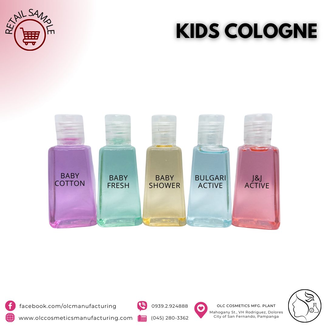 KIDS COLOGNE 25ML NEGOSYO PACKAGE OLC Cosmetics Manufacturing