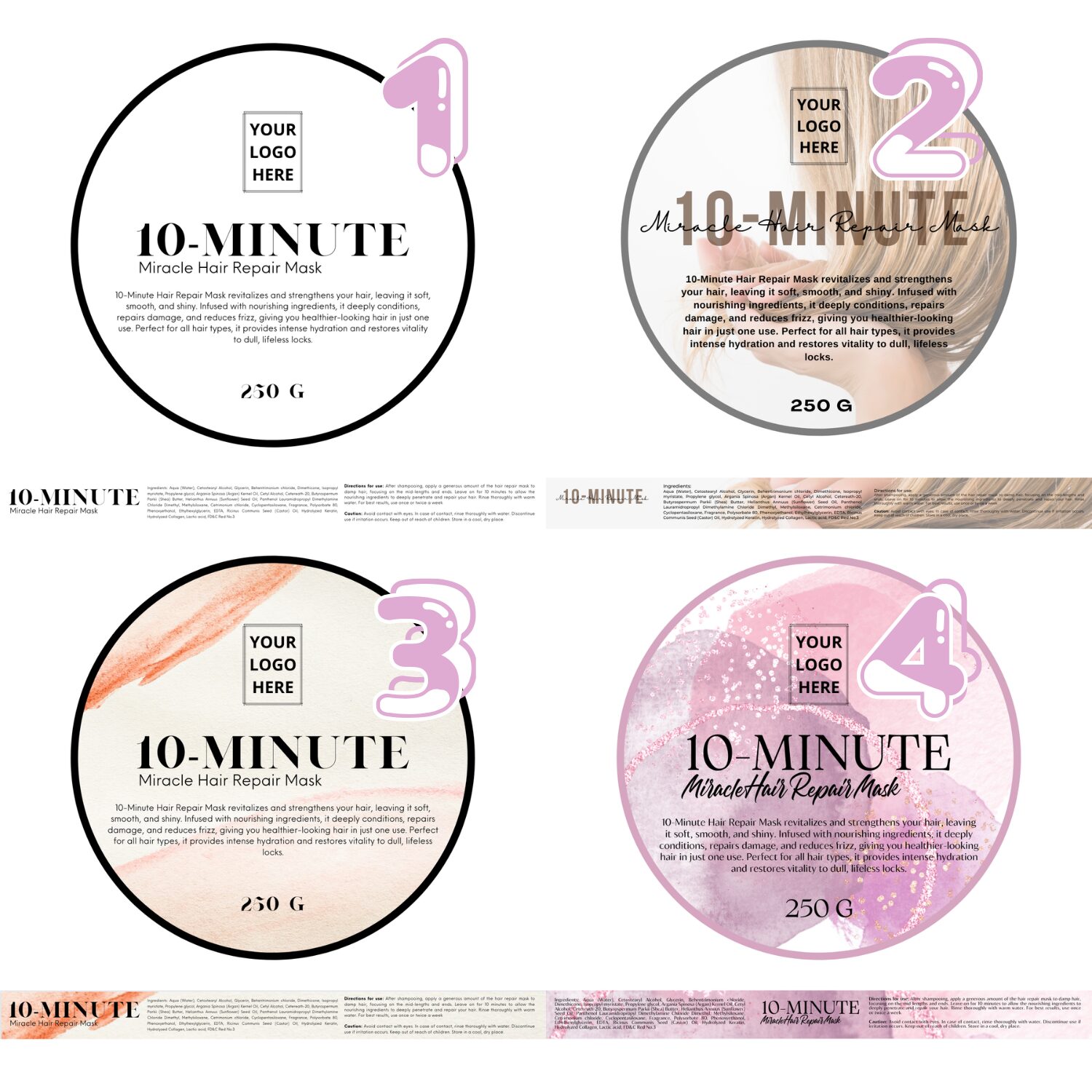 10-MINUTE MIRACLE HAIR REPAIR MASK 250G - Image 2