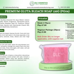 PREMIUM GLUTA BLEACH SOAP 135G