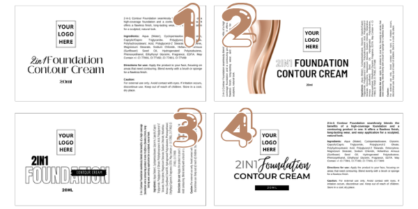 2in1 FOUNDATION CONTOUR 20ML w/ SPF - Image 2