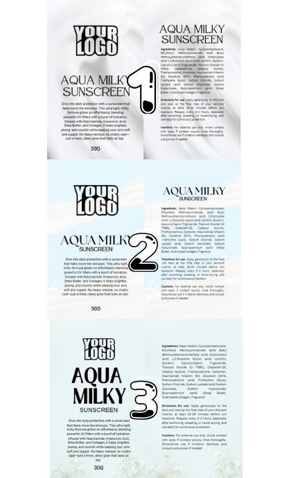 AQUA MILKY SUNSCREEN SPF50+ 30G - Image 2