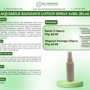 AQUAMILK RADIANCE LOTION SPRAY 50ML