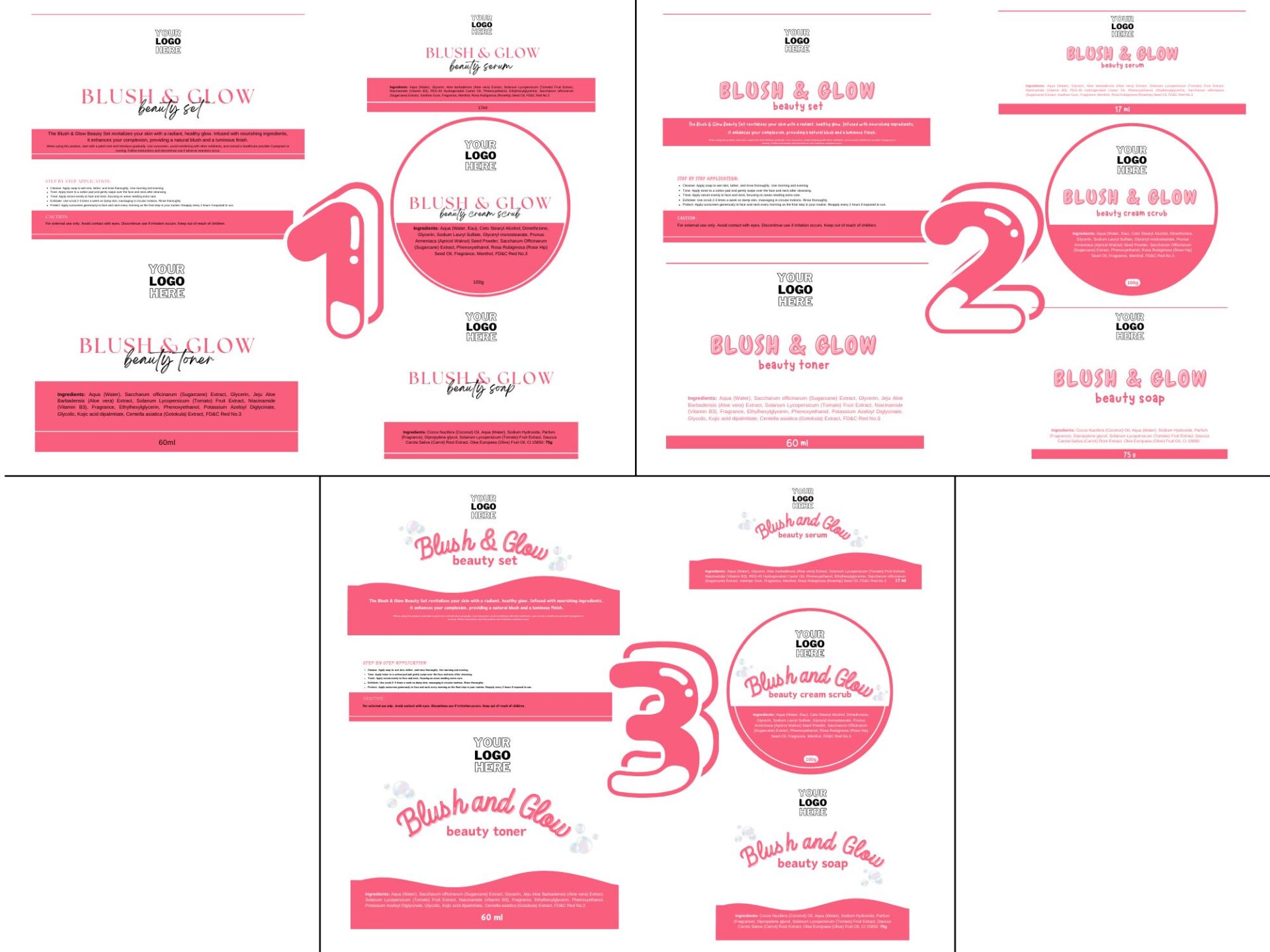 BLUSH & GLOW BEAUTY SET - Image 2