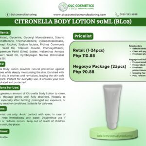CITRONELLA BODY LOTION 90ML