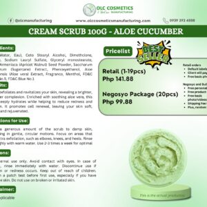 CREAM SCRUB 100G – ALOE CUCUMBER