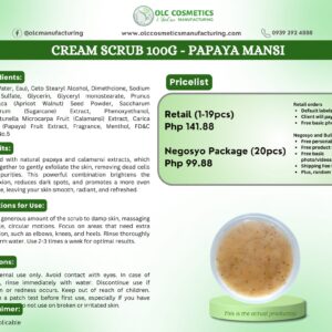 CREAM SCRUB 100G – PAPAYA MANSI