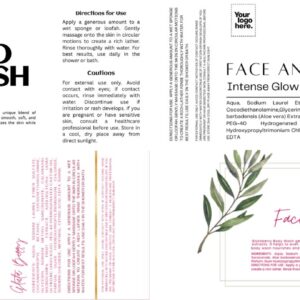 FACE & BODY WASH 500ML – GLUTA BERRY