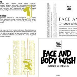 FACE & BODY WASH 500ML – NIACINAMIDE LEMON