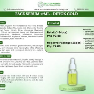 FACE SERUM 17ML – DETOX GOLD