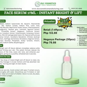 FACE SERUM 17ML – INSTANT BRIGHT & LIFT
