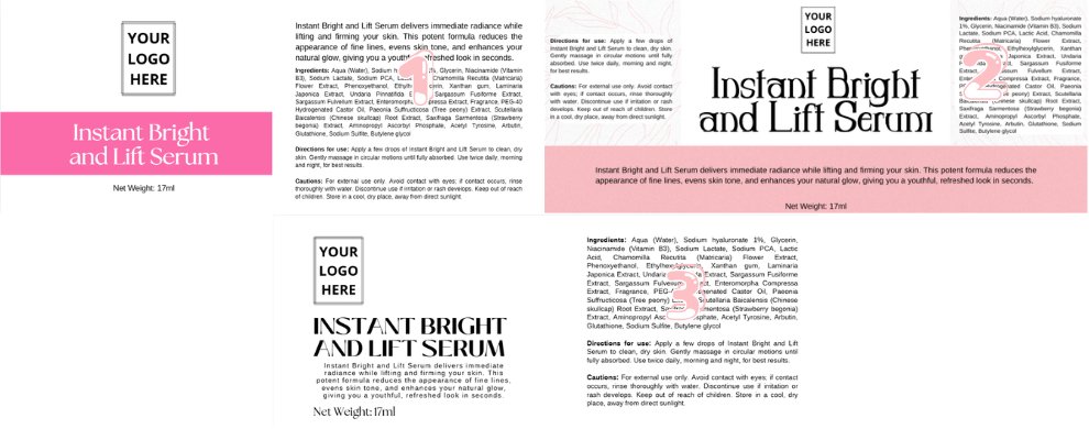 FACE SERUM 17ML - INSTANT BRIGHT & LIFT - Image 2