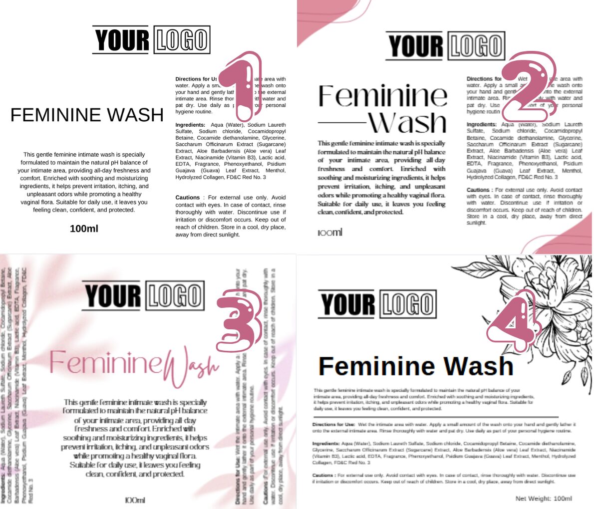 FEMININE INTIMATE WASH 100ML - Image 2