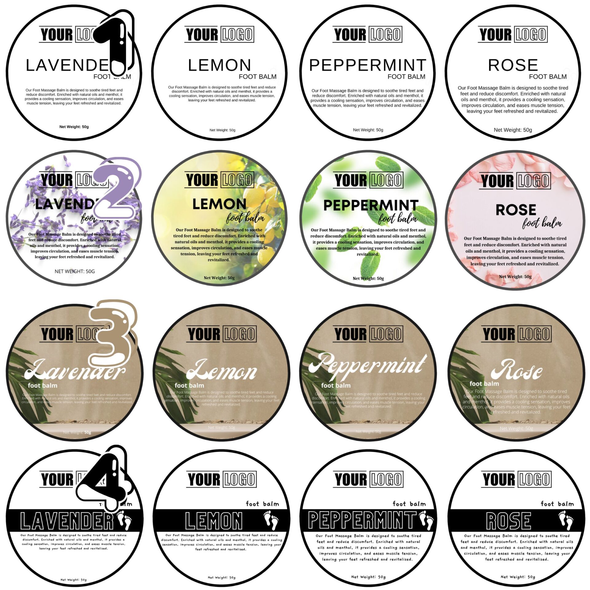 FOOT MASSAGE BALM 50G - Image 2