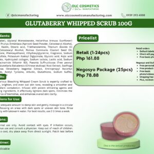 GLUTABERRY WHIPPED SCRUB 100G
