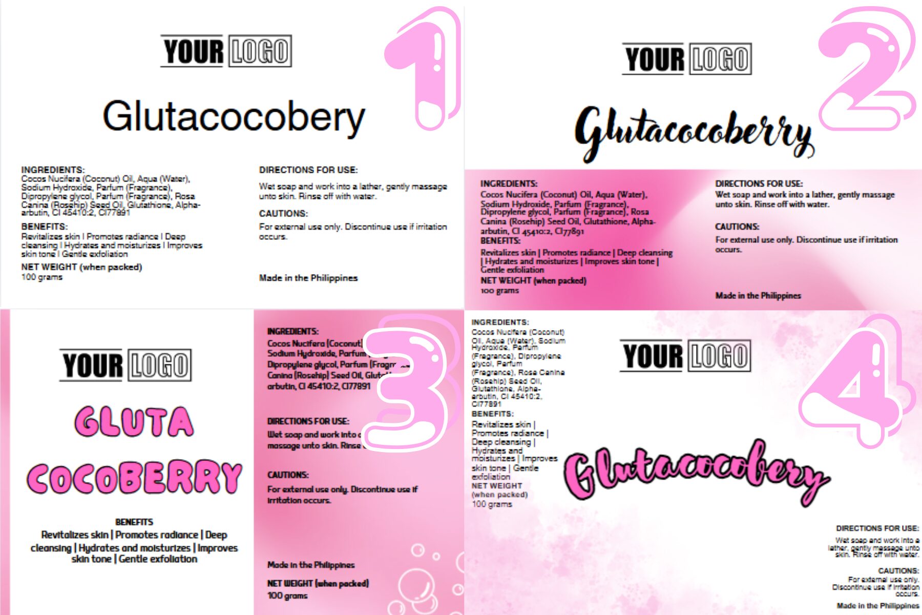 GLUTACOCOBERRY SOAP 100G - Image 2