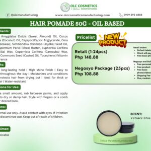 HAIR POMADE 50G – OIL BASED