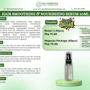 HAIR SMOOTHING & NOURISHING SERUM 20ML