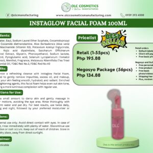 INSTAGLOW FACIAL FOAM 100ML