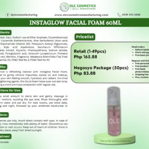 INSTAGLOW FACIAL FOAM 60ML
