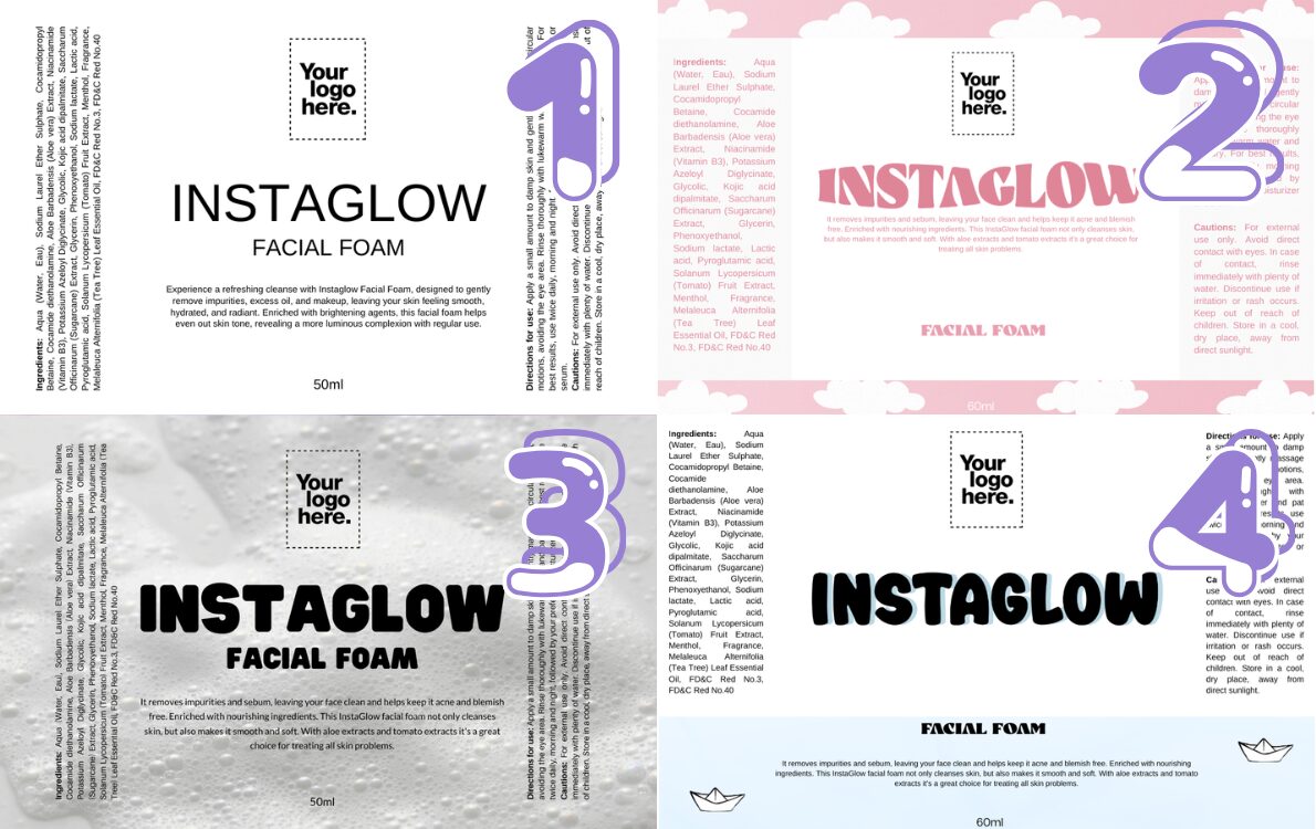 INSTAGLOW FACIAL FOAM 60ML - Image 2