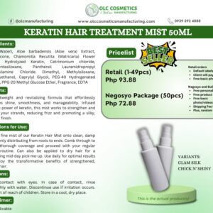 KERATIN HAIR TREATMENT MIST 50ML
