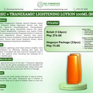 KOJIC + TRANEXAMIC LIGHTENING LOTION 100ML