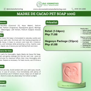 MADRE DE CACAO PET SOAP 100G