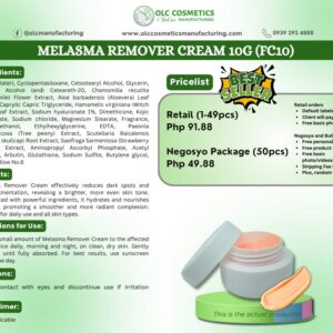 MELASMA REMOVER CREAM 10G