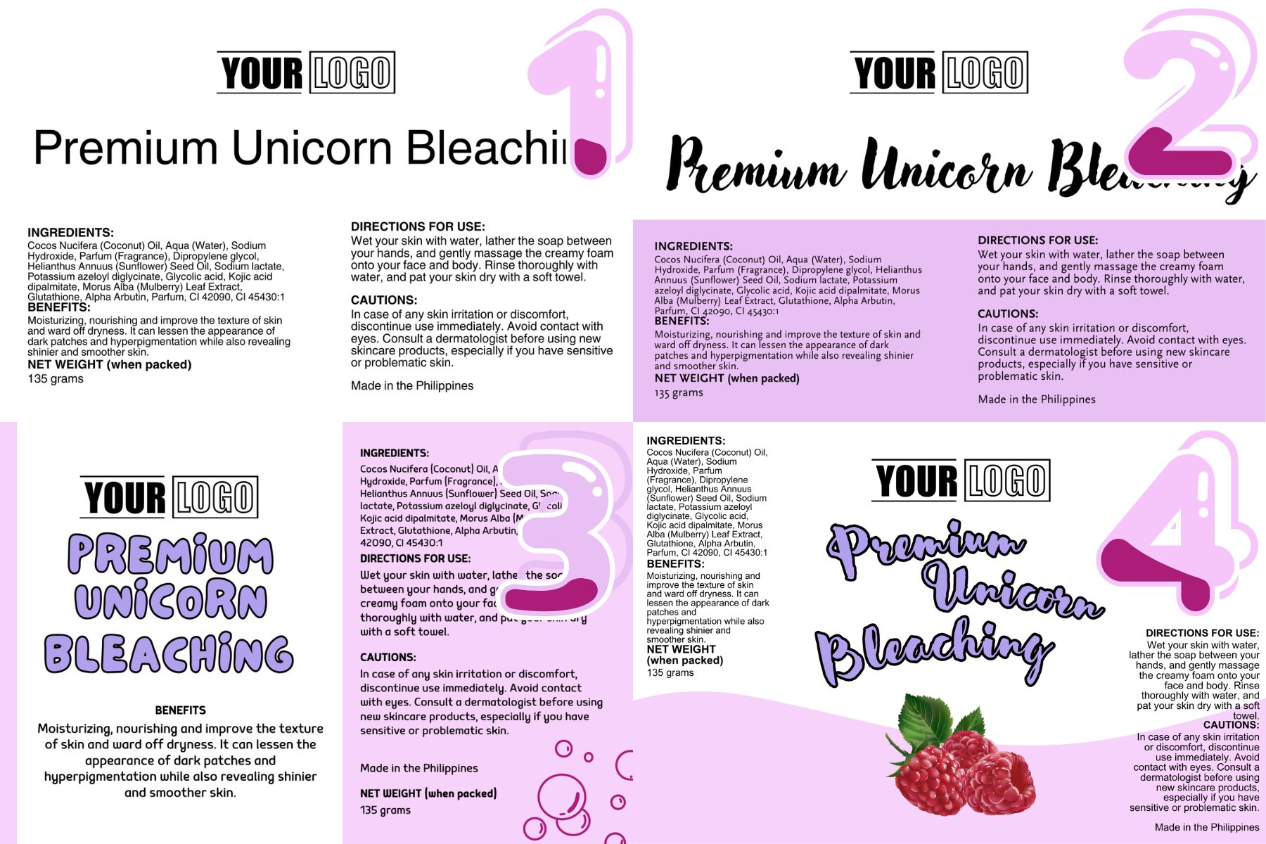 PREMIUM UNICORN BLEACHING SOAP 135G - Image 2