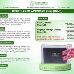 REGULAR BLACKSOAP 135G