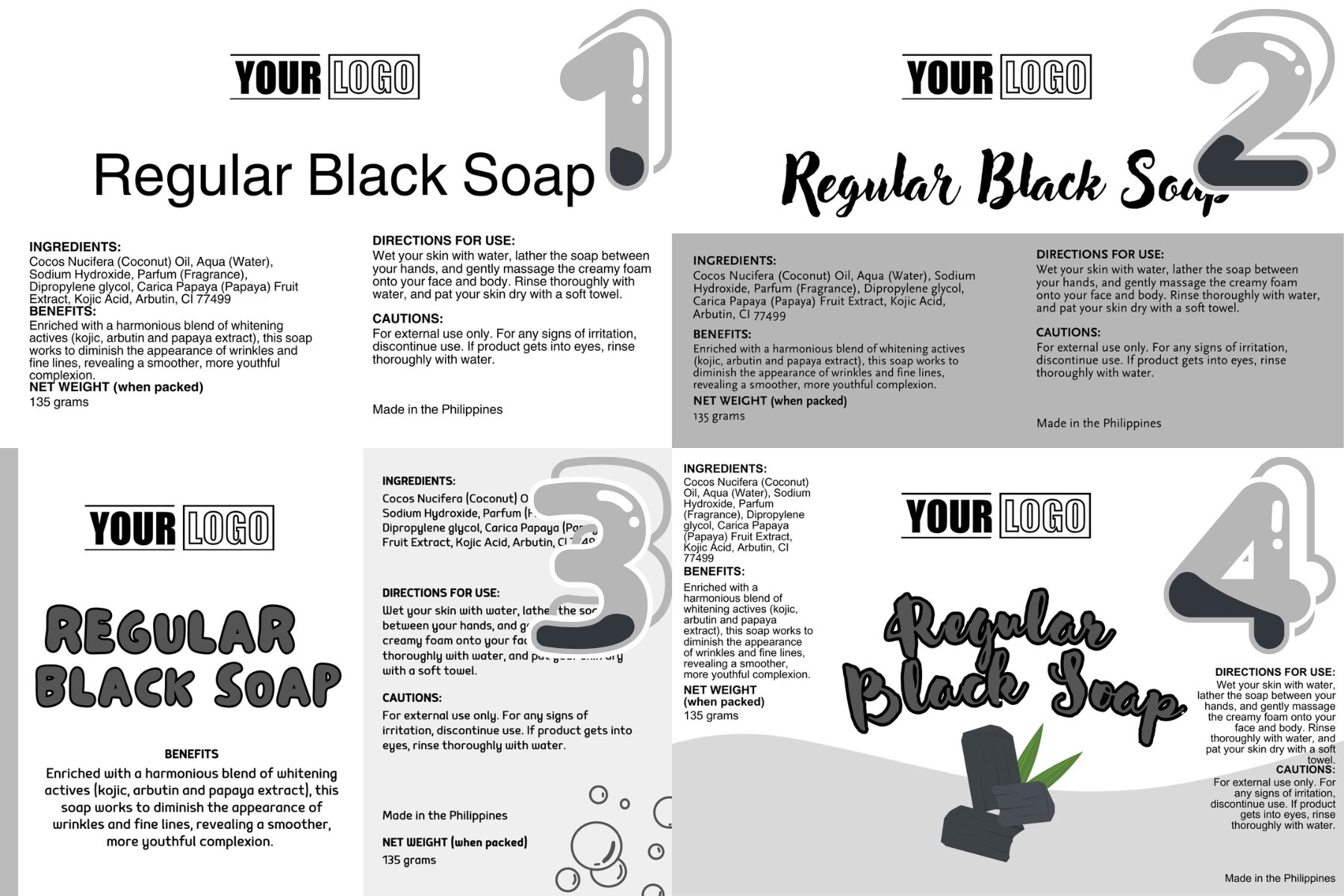 REGULAR BLACKSOAP 135G - Image 2