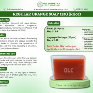 REGULAR ORANGE SOAP 135G