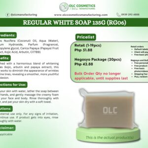 REGULAR WHITE SOAP 135G