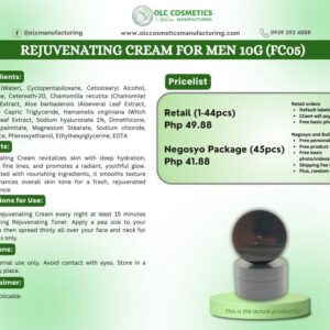 REJUVENATING CREAM FOR MEN 10G