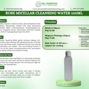 ROSE MICELLAR CLEANSING WATER 100ML
