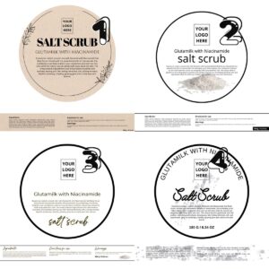 SALT BODY SCRUB 180G – GLUTAMILK W/ NIACINAMIDE