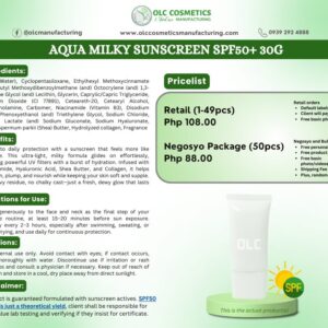 AQUA MILKY SUNSCREEN SPF50+ 30G