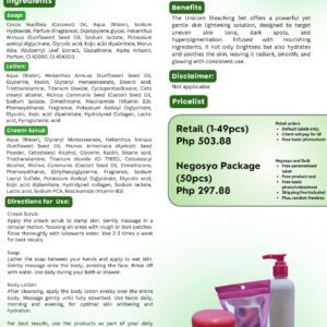UNICORN BLEACHING SET