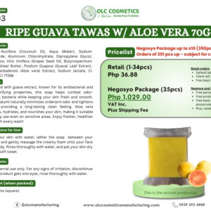 RIPE GUAVA TAWAS W/ ALOE VERA 70G