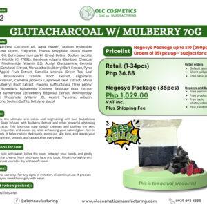 GLUTACHARCOAL W/ MULBERRY 70G
