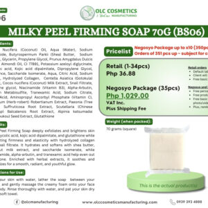 MILKY PEEL FIRMING SOAP 70G