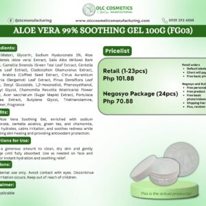 ALOE VERA 99% SOOTHING GEL 100G