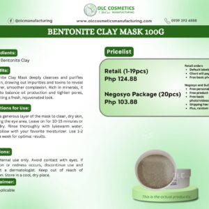 BENTONITE CLAY MASK 100G