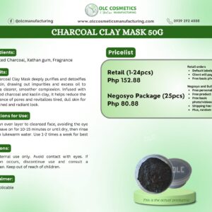 CHARCOAL CLAY MASK 50G