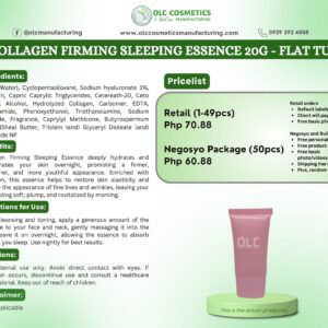 COLLAGEN FIRMING SLEEPING ESSENCE 20G – FLAT TUBE