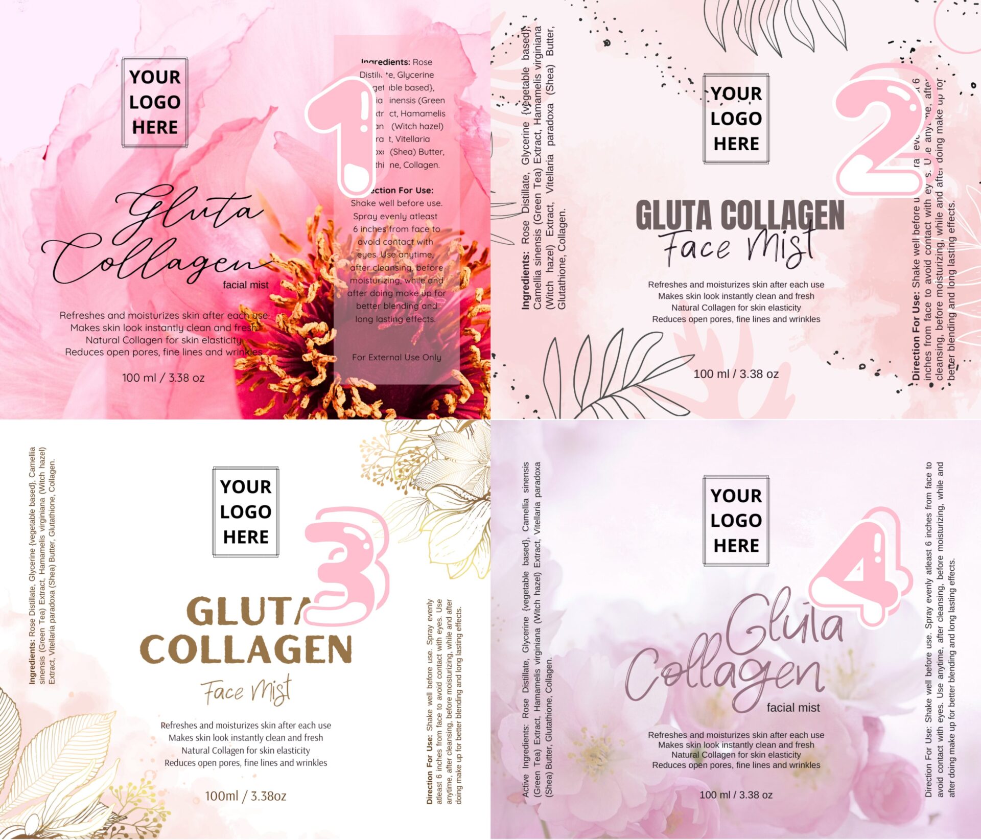 GLUTA COLLAGEN FACIAL MIST 100ML - Image 2