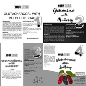 GLUTACHARCOAL W/ MULBERRY 70G