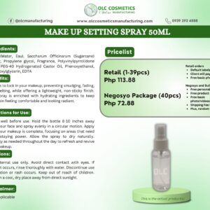 MAKE UP SETTING SPRAY 50ML