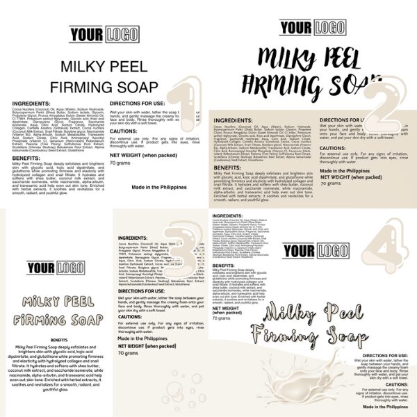 MILKY PEEL FIRMING SOAP 70G - Image 2