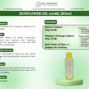SUNFLOWER OIL 100ML